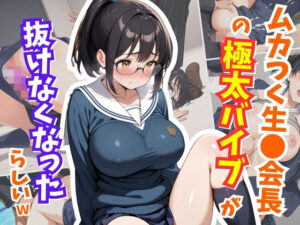 ムカつく生〇会長の極太バイブが抜けなくなったらしい(はむ巨乳女子高生) [d_615339]