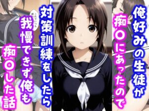 俺好みの生徒が痴〇にあったので対策訓練をしたら我慢できず俺も痴〇した話(種付け彦) [d_615991]