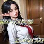 黒髪ロングエルフのエッチなイラスト集！(幻創機関) [d_617467]