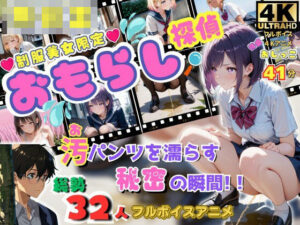 【無修正フルボイス4Kアニメ】制服美少女限定『おもらし探偵』汚（お）パンツを濡らす秘密の瞬間 『質問』目の前で美少女突然おもらしをしたらあなたはどうする？(ねこの穴) [d_619619]