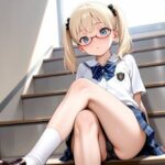 見せつけガールズ☆ツインテール階段編＋（プラス）(カズン) [d_619746]