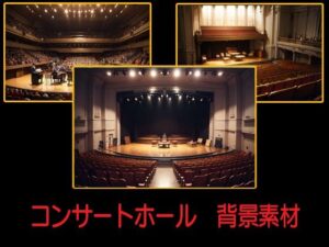 コンサートホール  背景素材(豊川内角) [d_620729]