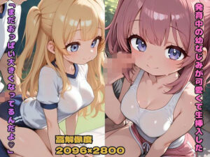 発育中の幼馴染が可愛かったので生挿入した 「まだおっぱいおおきくなってるんだよ（はーと）」(nes_aiart) [d_625399]