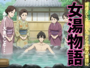 間違えて女湯に入ったしまい主婦の集団に囲まれる｜隣の家のママ友が怪我をして自宅で手当てをしていたら、(艶姫) [d_626343]