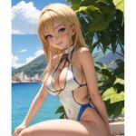 水着の娘は好きですか？（はーと）(美女達の集い) [d_627585]