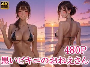 黒いビキニのおねえさん(スタジオキツネ) [d_628278]