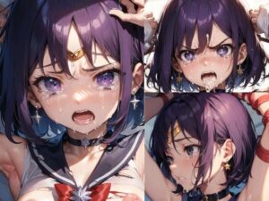 敗北・号泣 セーラーサターン（妊娠前＆妊娠後ボテ腹）(Iqo’s Sexuality Management.) [d_628495]