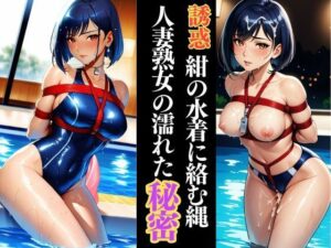 濡れ縄に囚われた熟女人妻講師   蒼いプールで密やかに堕ちて(緊縛クラブ) [d_630849]