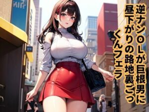 逆ナンOLが巨根男に昼下がりの路地裏ごっくんフェラ(南花音) [d_631135]