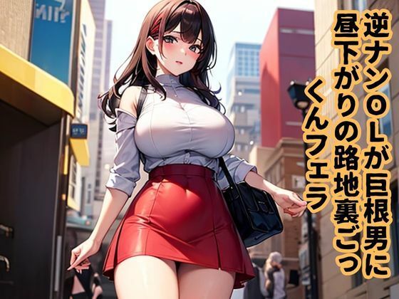 逆ナンOLが巨根男に昼下がりの路地裏ごっくんフェラ(南花音) [d_631135]