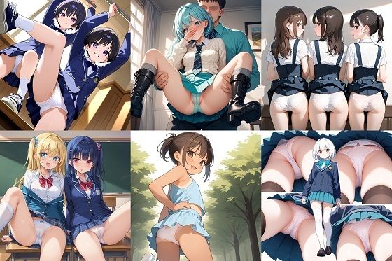 パンティーまる見え美少女 part3【AIイラスト集】(ネコネコガール) [d_631992]