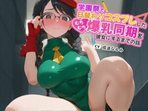 学園祭で日替わりコスプレしたむちむち爆乳同期を彼女にするまでの話【ラブラブ/マイクロビキニ/ハイレグ】(巨乳大好き屋) [d_632176]