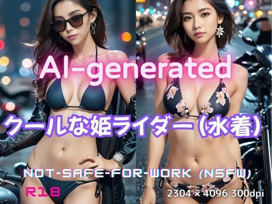 姫ライダー – 黒革に包まれた美しき旅人（水着バージョン）(美伝プロジェクト) [d_633051]