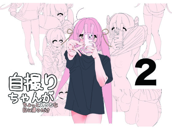 自撮りちゃんがちょっとえっちな目に遭うだけ2(画狂老人卍) [d_633530]