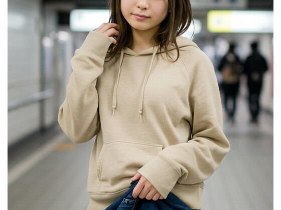 彼女が魅せる視線、その先は… 〜20代お洒落女子の『秘密の捲り』コレクション（生成プロンプト同梱）〜(Digital Aya) [d_633765]