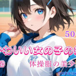 かわいい女の子の絵  2巻  体操服の美少女(ウワバキワスレター) [d_634877]