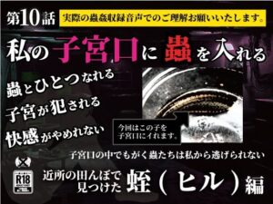 私の子宮口の中に蟲を入れる 第10話 近所の田んぼで見つけた蛭（ヒル）編(シングルママの日常) [d_636864]