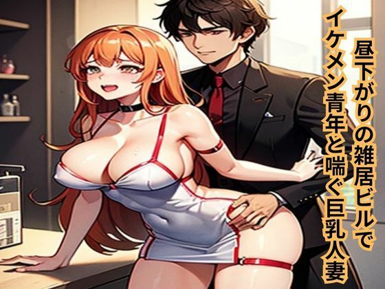 昼下がりの雑居ビルでイケメン青年と喘ぐ巨乳人妻(南花音) [d_637481]