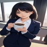 【全286点】働く女の誘惑:セクシーOL AI美女イラスト(えーあい美写苑) [d_637496]