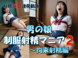 男の娘  制服射精マニア2  〜拘束射精編(LIQUIDITY) [d_637626]