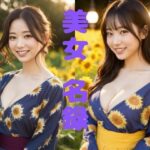 【美女名録】vol4.15  向日葵の夜──ひまわり畑で待つ君  204枚【AIグラビア写真集】(AI美女制作参謀本部2課) [d_639457]