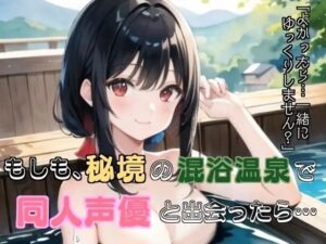 もしも、秘境の混浴温泉で同人声優と出会ったら…(ぬき処・ぬく美屋) [d_639672]