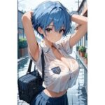 青髪ちゃんとえっちなえちえち(ケイノさんち) [d_638408]