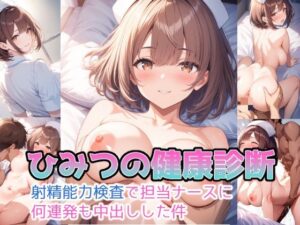 ひみつの健康診断  射精能力検査で担当ナースに何連発も中出しした件(未来絵巻ラボ) [d_640828]