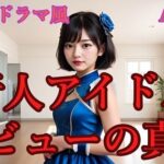 【ボイスドラマ風動画】 新人アイドル デビューの真実「秘密のブルー・ストーリー♪」(AI動画研究所（S）) [d_641077]