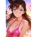 毛〇蘭  ピンク色のビキニでクンニされる(HIGMアート) [d_642891]