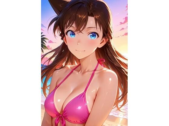 毛〇蘭  ピンク色のビキニでクンニされる(HIGMアート) [d_642891]