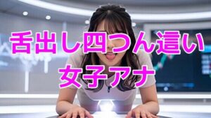 舌出し四つん這い女子アナ(ノーマルアブノーマル) [d_643272]