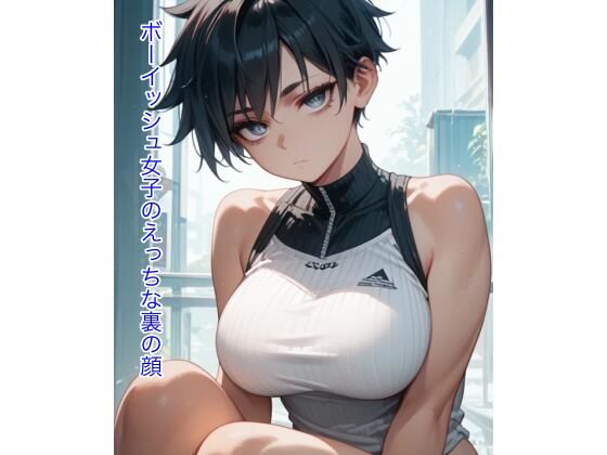 ボーイッシュ女子のえっちな裏の顔(しろくろ) [d_643439]