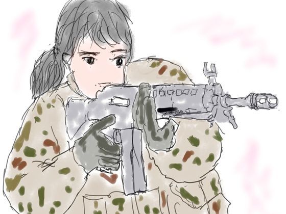 戦え女性自衛官  捕まったら性奴●(ひぐらしなく) [d_644825]