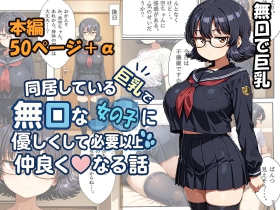 同居している巨乳で無口な少女に優しくして必要以上に仲良く（はーと）なる話(味で食わせる店) [d_645670]