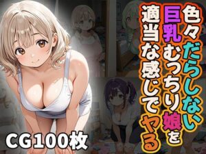 色々だらしない巨乳むっちり娘を適当な感じでヤる（CG100枚）(ふぇっちずむ) [d_646740]