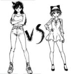 空手少女と妖怪娘、意地のヒロイン対決ッ(尊厳崩壊キック) [d_647105]