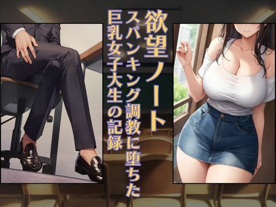 欲望ノート:スパンキング調教に堕ちた巨乳女子大生の記録［PC・印刷向け］(大人の絵本) [d_648070]
