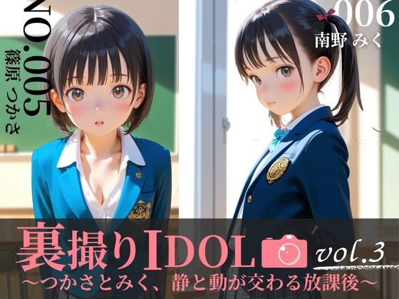裏撮りIDOL vol.3 〜つかさとみく、静と動が交わる放課後〜(うらどりくらぶ ♪) [d_649891]