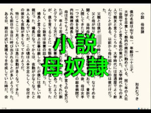 小説版  母奴●(如月むつき) [d_650492]