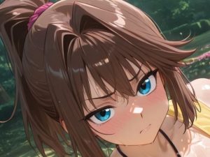 公園のおじさんたちと仲良くさせられる杏子ちゃん！(momomo組) [d_651609]