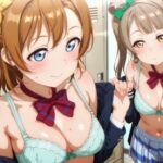 μ’s着替え盗撮風＋動画付き(さーら) [d_654394]