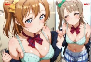 μ’s着替え盗撮風＋動画付き(さーら) [d_654394]