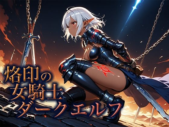 烙印の女騎士ダークエルフ(空想彩館) [d_654984]