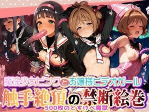 魔法美女ピンクとお嬢様ビデオガール 触手絶頂の禁断絵巻 〜500枚のどすけべ魔獄〜(触手堂総本山) [d_592177]