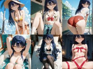 「機動戦士Gundam GQuuuuuuX」ニャアン セクシー写真集5（全500枚）(人の海) [d_593200]