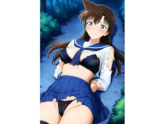 毛〇蘭  セーラー服きたら公園の茂みに連れていかれた。(HKMアート) [d_609506]