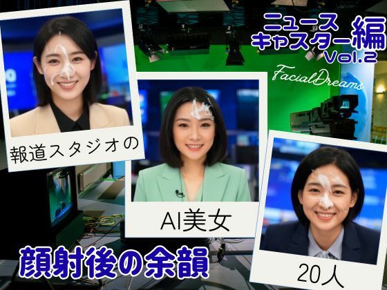 顔射後の余韻 – ニュースキャスター編 Vol.2(FacialDreams) [d_609749]