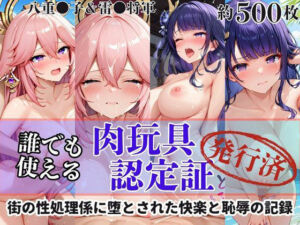 肉玩具認定証発行！！街の性処理係堕ち。―快楽と恥辱の記録―八重●子＆雷●将軍編(Usual.) [d_612140]