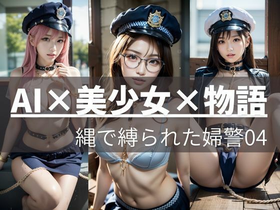 【緊縛婦警】囚われた女性警察官 04(AI×美少女×物語) [d_627316]